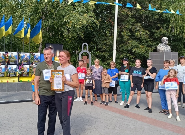 Нагородження Наталії Ганган