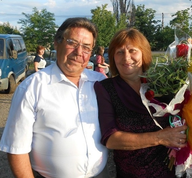 Микола Житнюк з дружиною Надією
