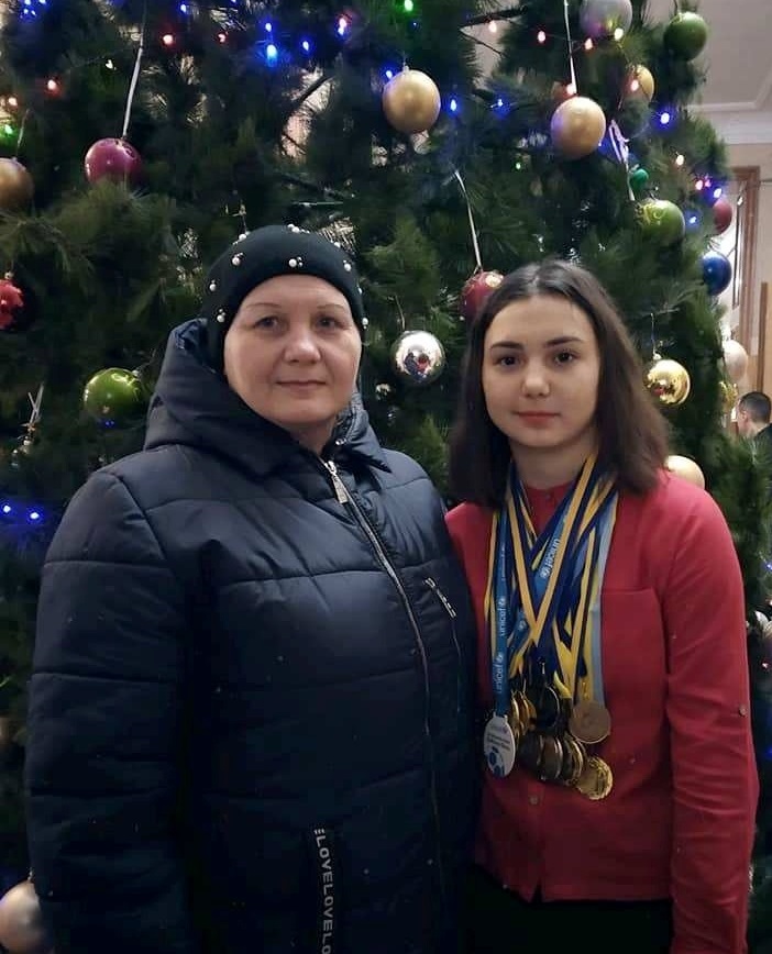 Марія з матусею Наталею