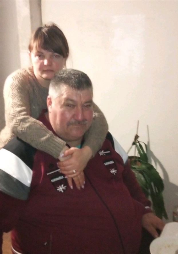 Оксана Стоянова з татом