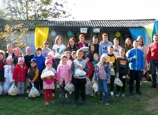 Під час одного свят в Новозаріцькому