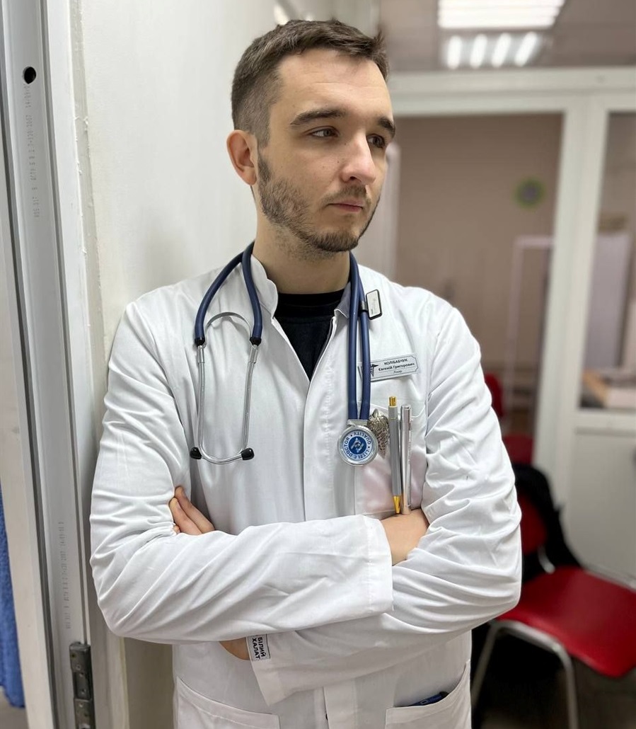 Євген Колібабчук в лікарні