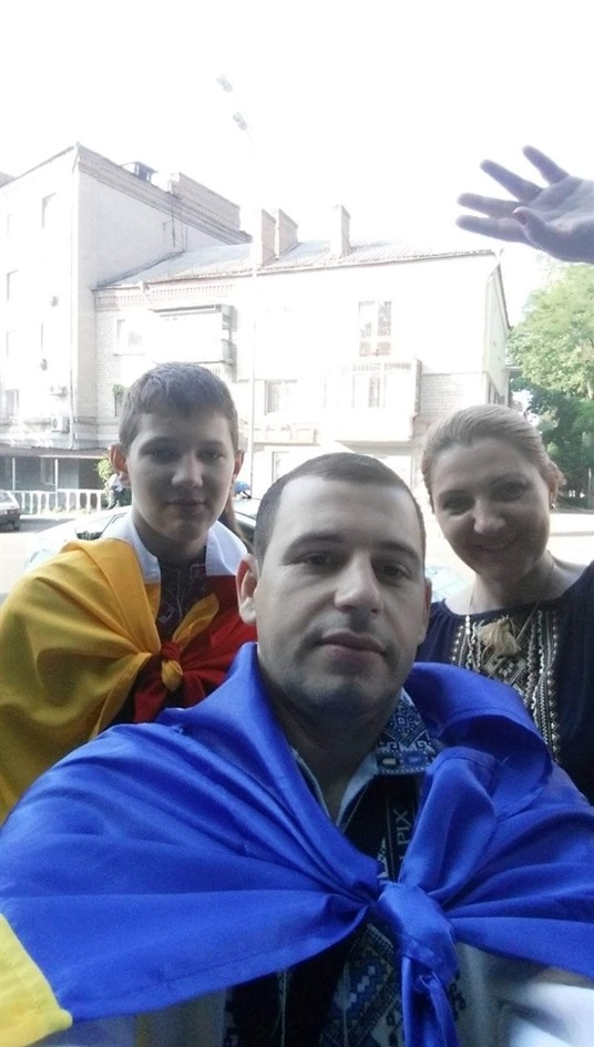 Олександр Павлін з родиною