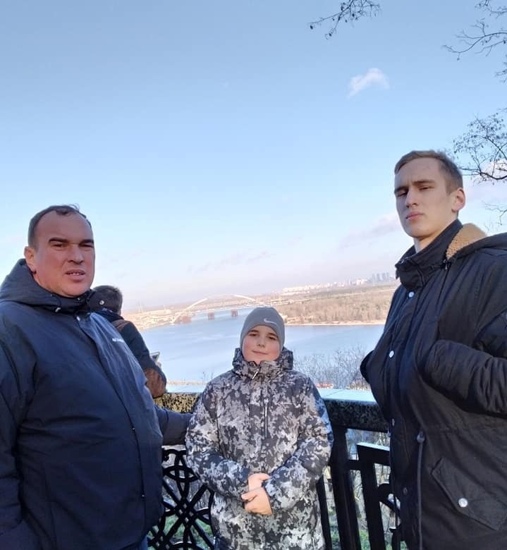 Роман Ковтун із синами