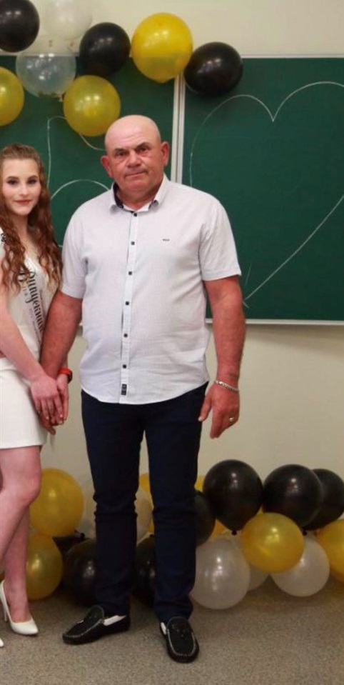 Олександра Томяк з татом