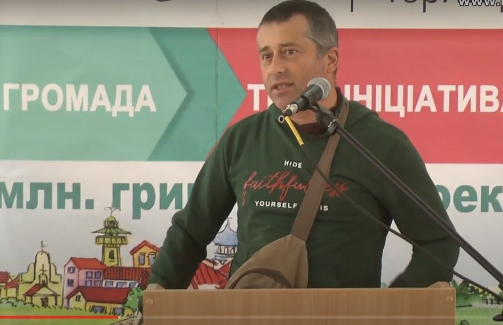 Юрій Поляруш презентує свій проєкт