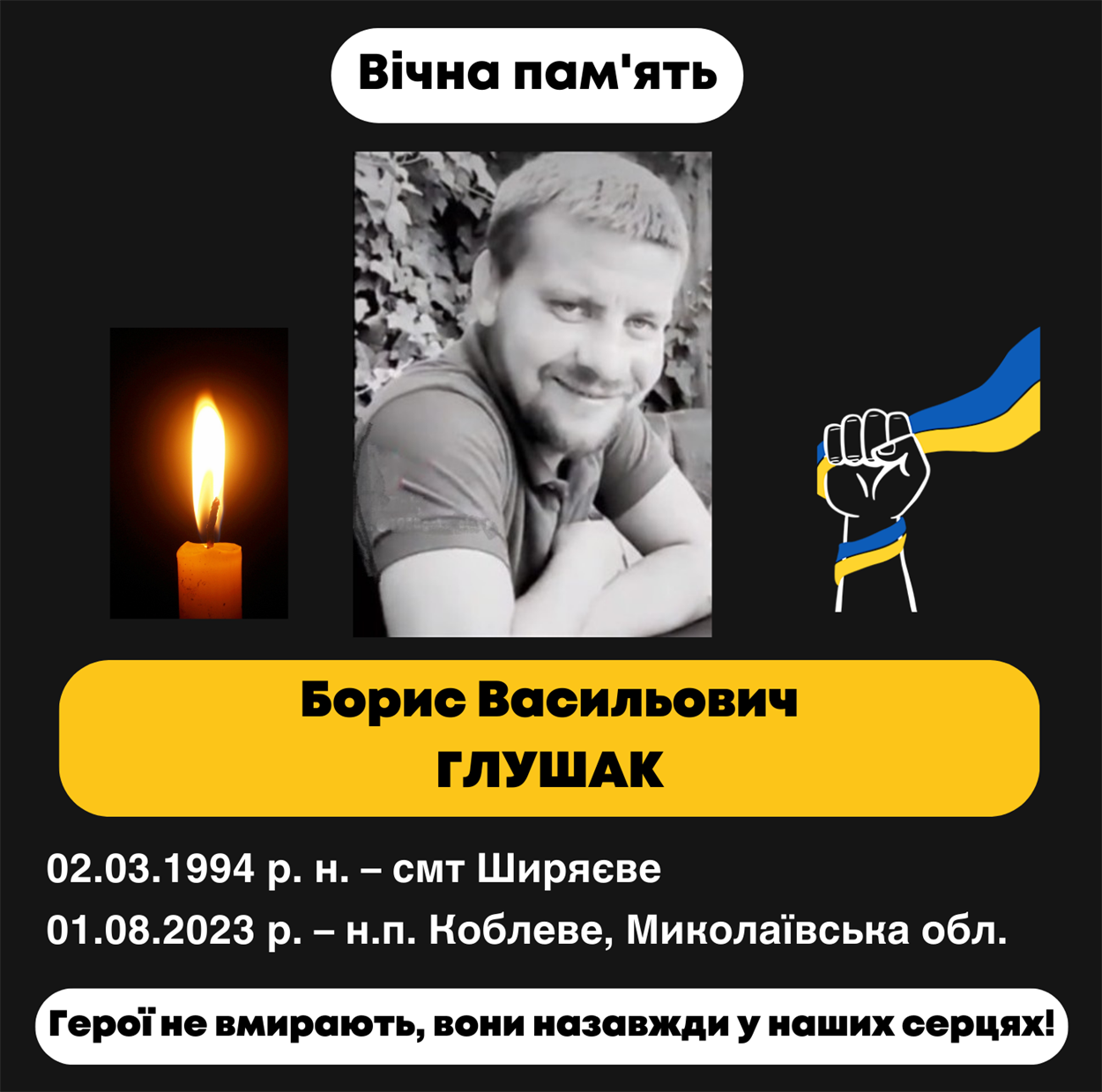Борис Васильович Глушак