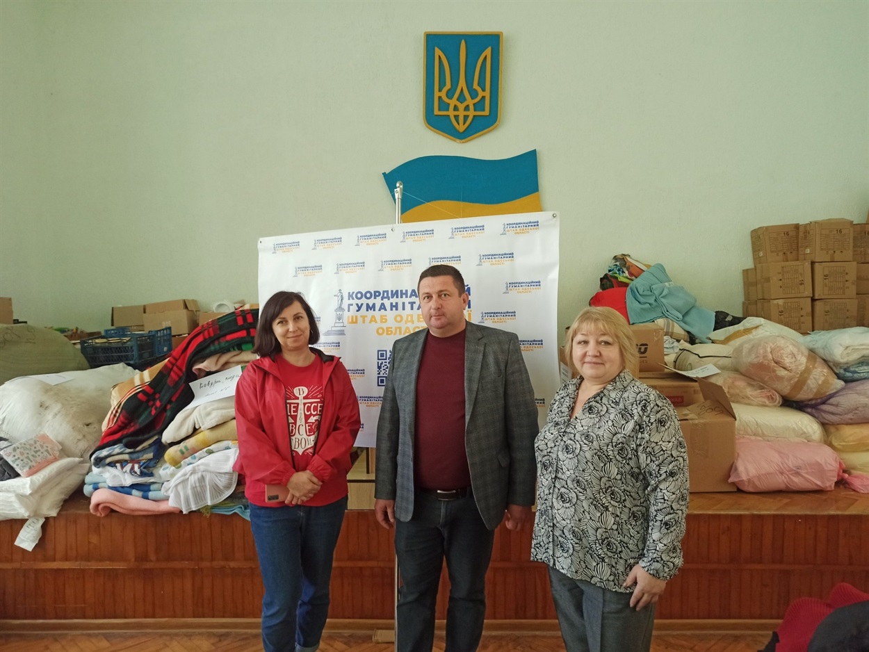 Чергова допомога від Гуманітарного Координаційного штабу  Одеської області при Одеській ОВА