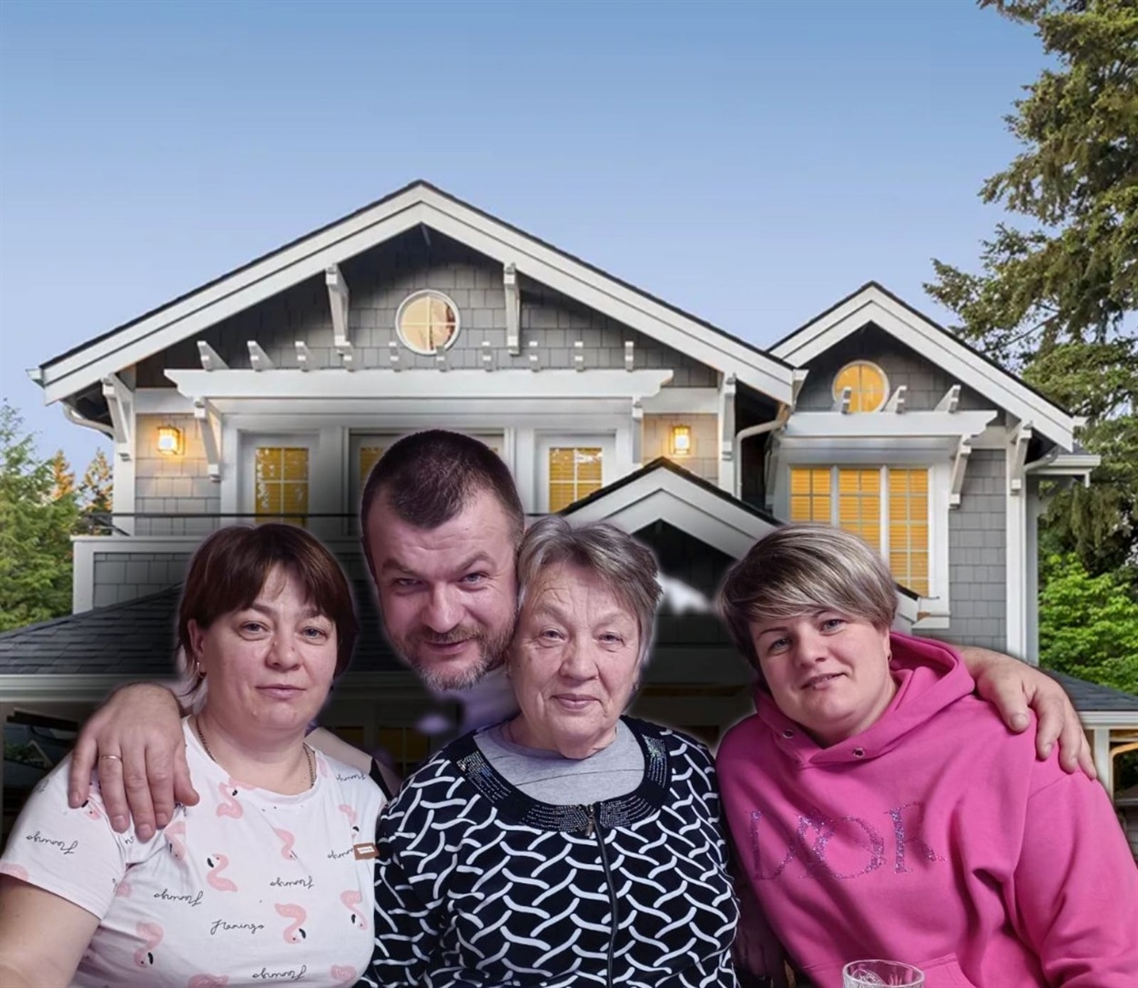 Віра Андріївна з дітьми