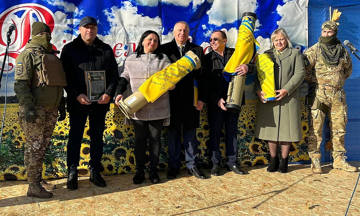 Під час нагородження Зеленогірської громади