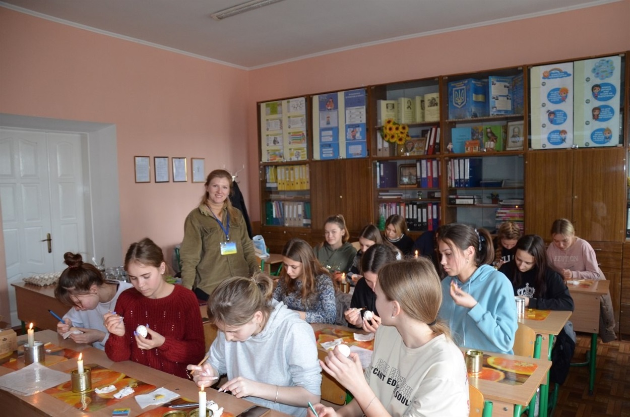 Віра на зайнятті зі студентами