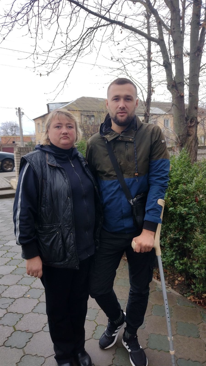 Сергій з матусею Тетяною Чорнопіщук