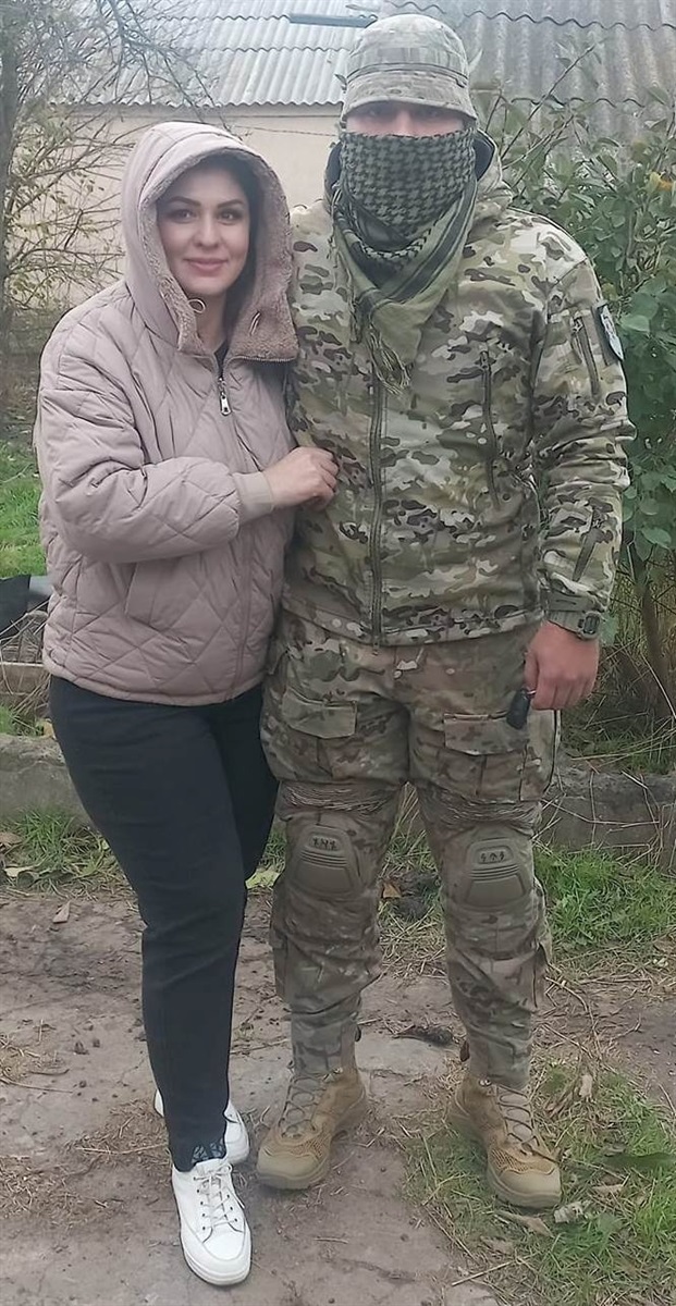 Ольга Чебанова з сином
