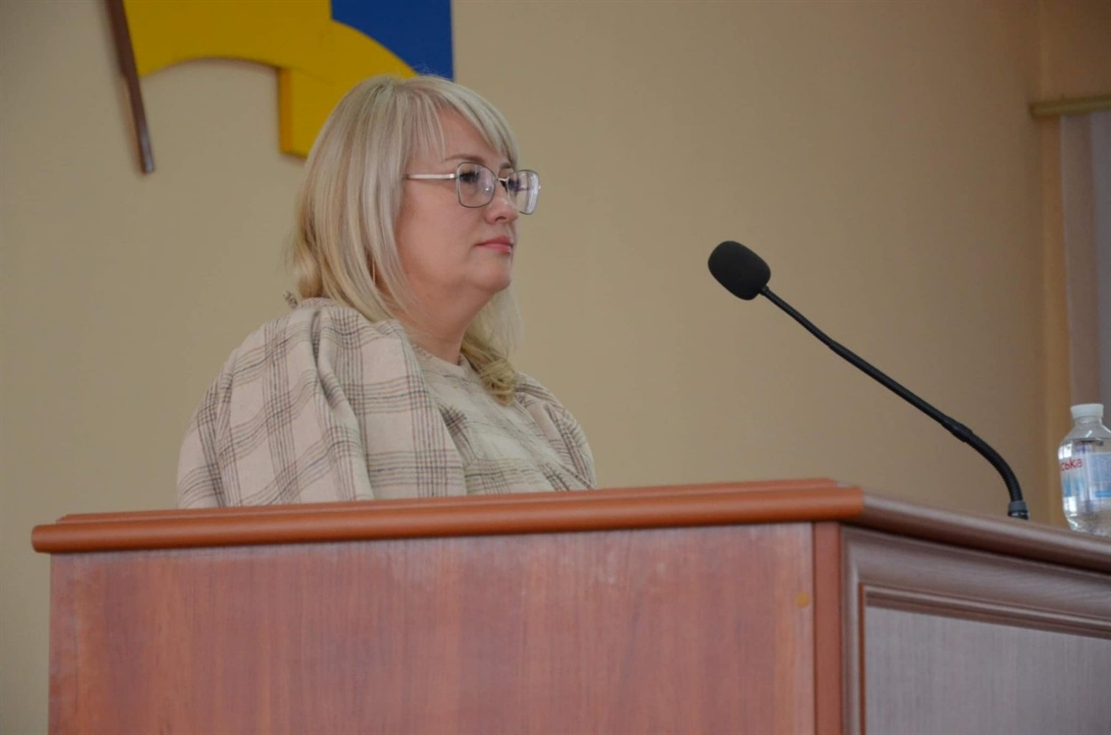 Начальниця фінансового управління Леся Паламарчук