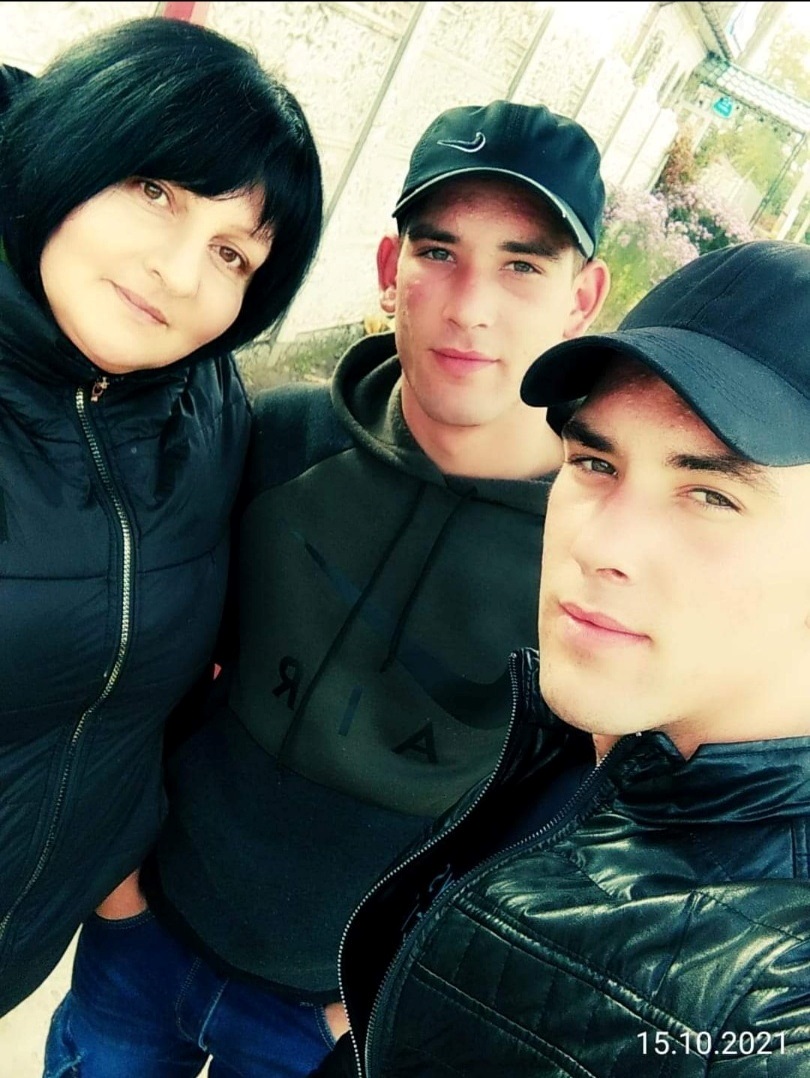 З матусею Альоною Миколаївною