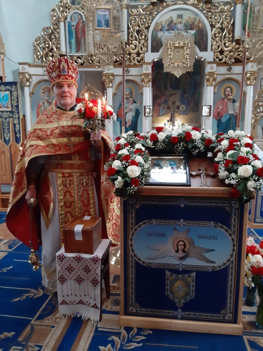 Владислав Шіман у храмі