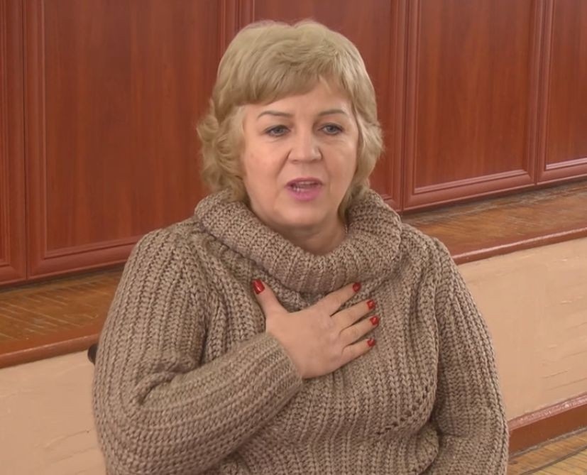 Надія Лєнц на сесії