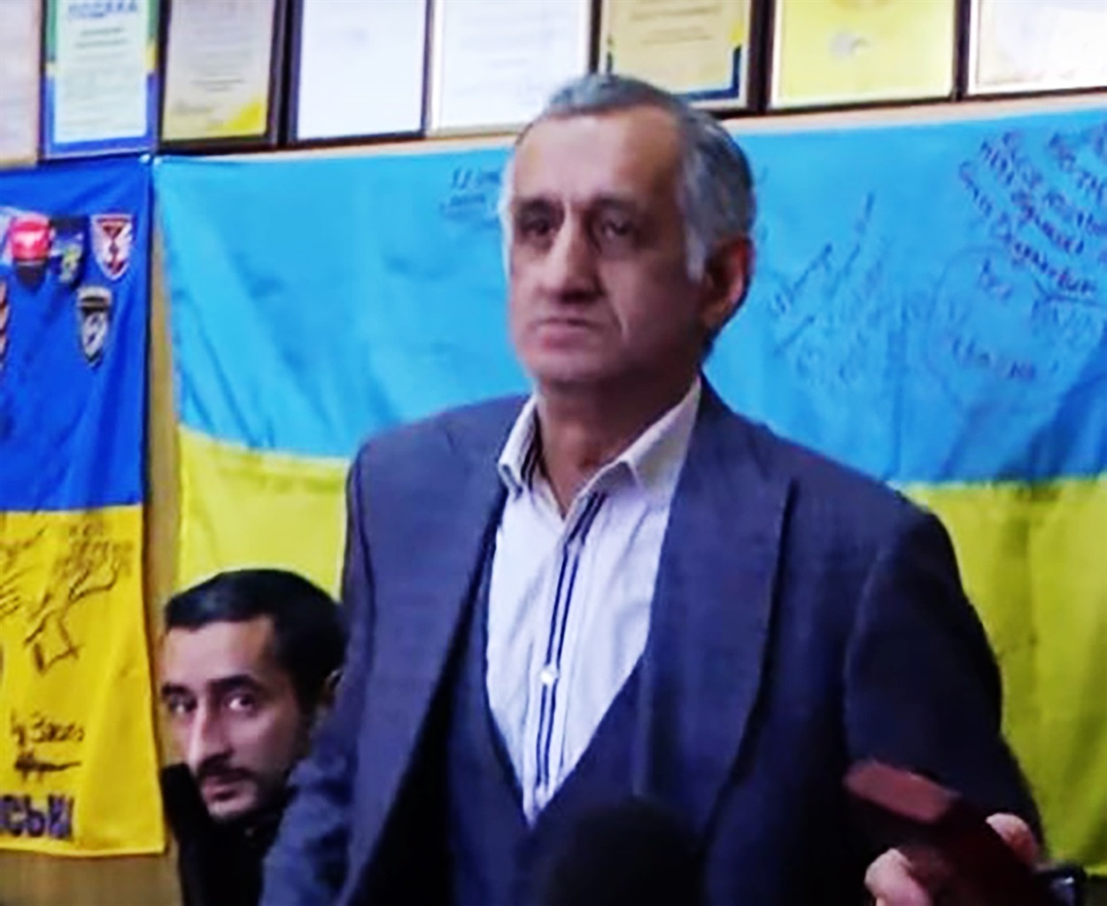 Батько загиблого Валерій Друма
