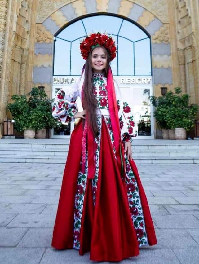Дар’я Вовковська  на одному з конкурсів. 8 років