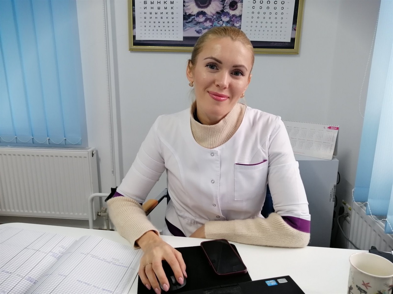 Медсестра Оксана Калініна з Бахмута. Знайшла прихисток і роботу у Захарівці