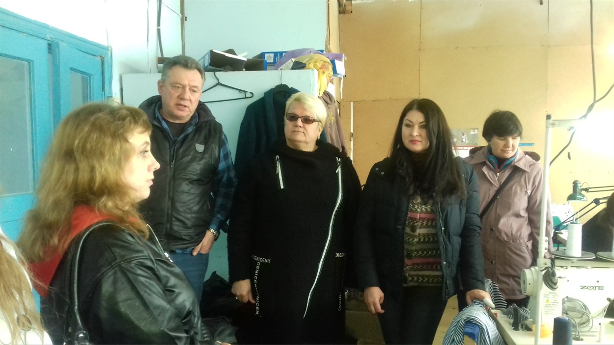 В цеху Надії Галущак