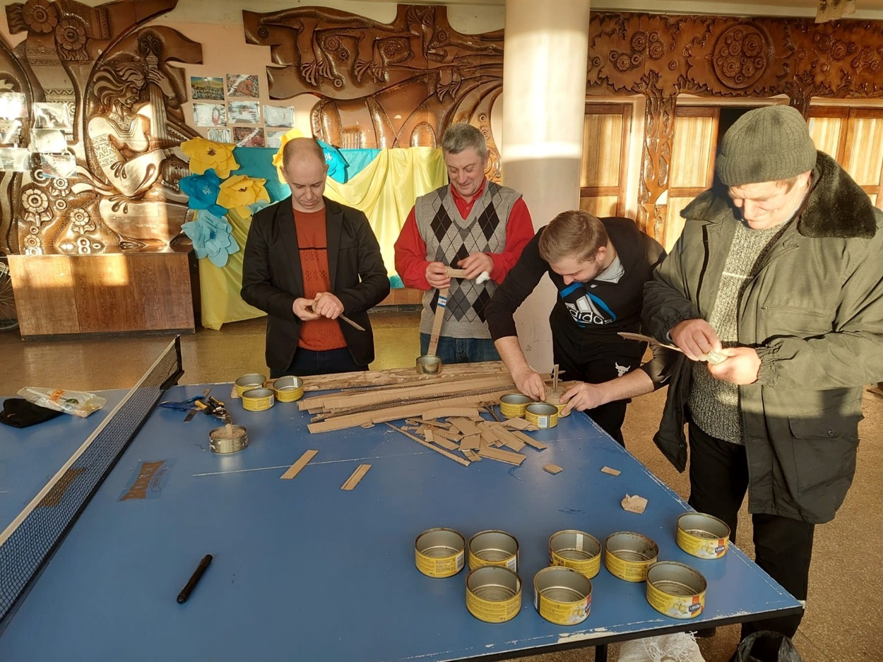 Як виготовляли окопні свічки