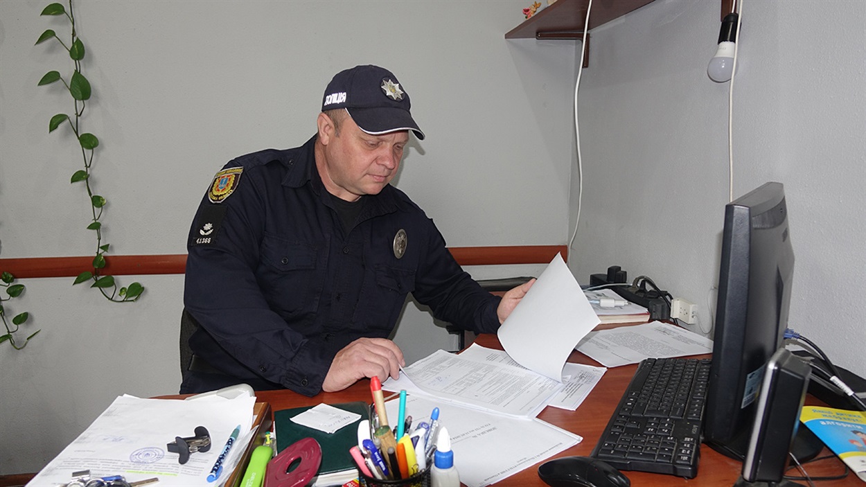 В.Андрюшков на робочому місці