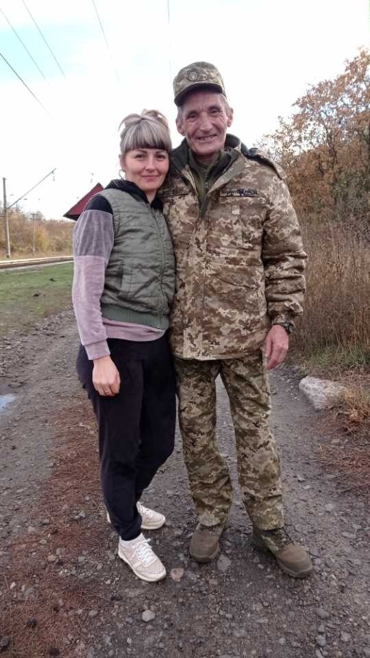 Віка Черлат з татом