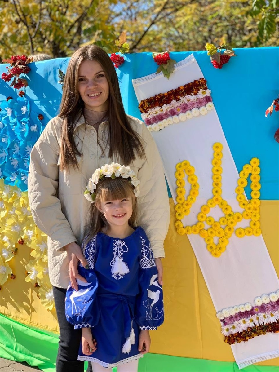 Ярослава Беген з донечкою