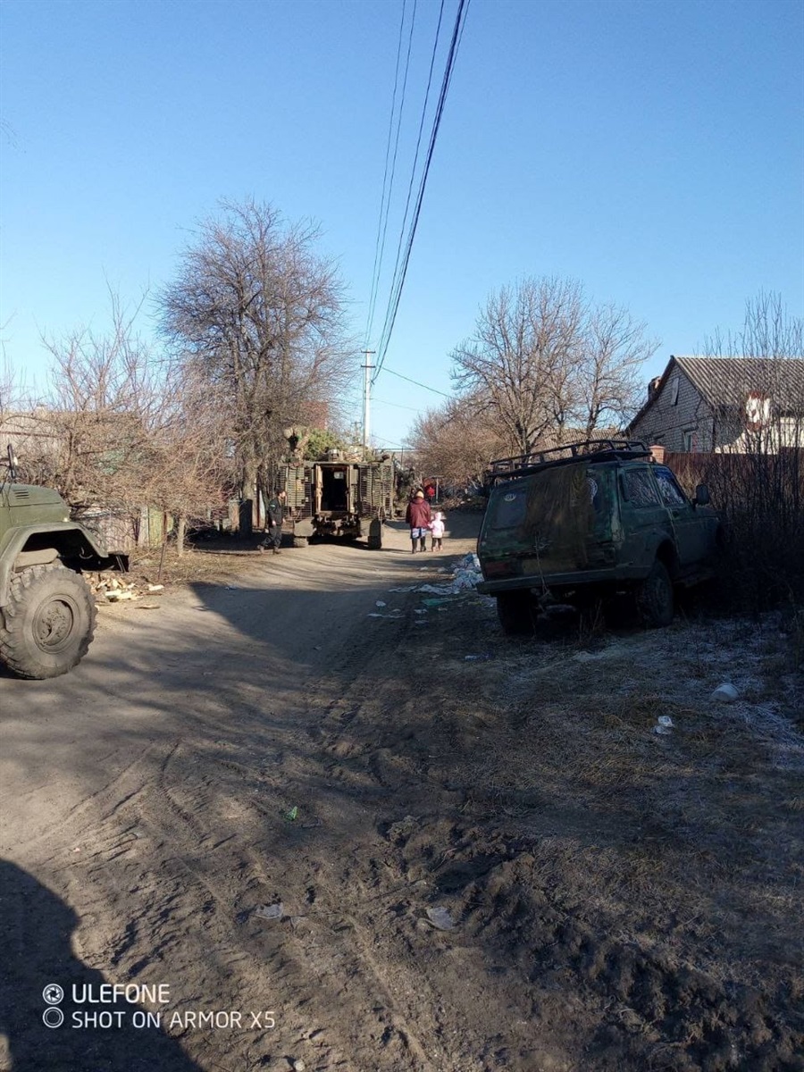 На одній із вуличок на Донеччині