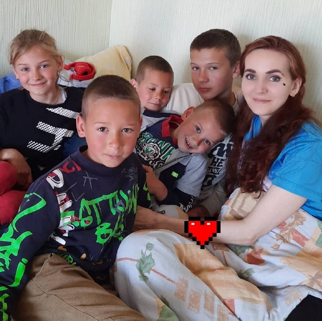 Маргарита Смілянець з дітками