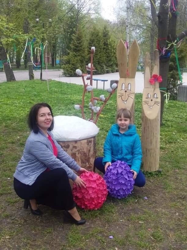 З донечкою