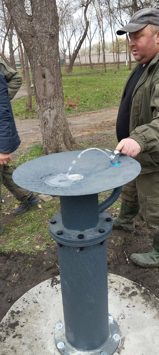 Перший фонтанчик встановили в міському парку