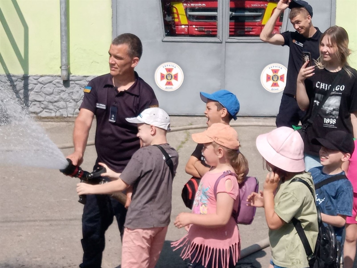 Вихованці 1-го та 2-го загонів табору «Дружба»(Балтський ліцей №1) відвідали 12 ДПРЧ 4 ДПРЗ ГУ ДСНС в Одеській області
