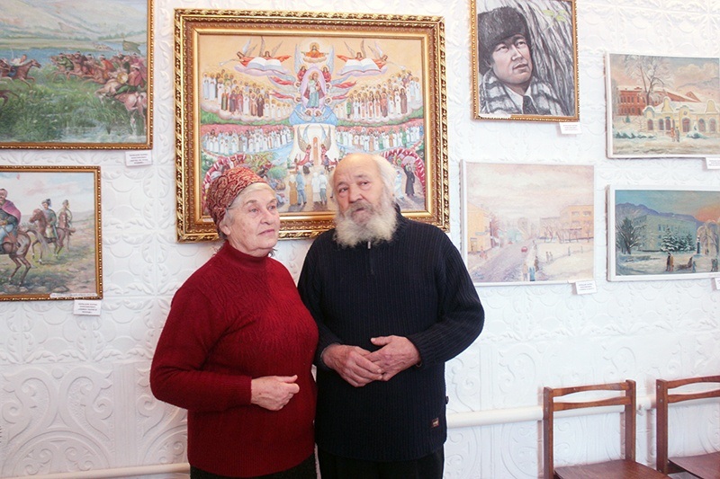 Борис Кольцов з дружиною Олександрою