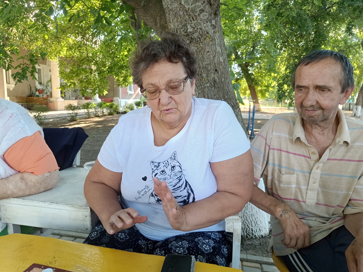 Раїса Щербакова в притулку