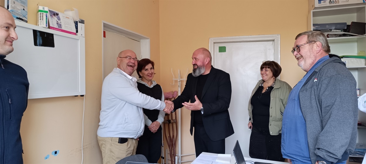 Вадим Ковальський познайомився з лікарем-ортопедом із Франції Франком Олів’є 