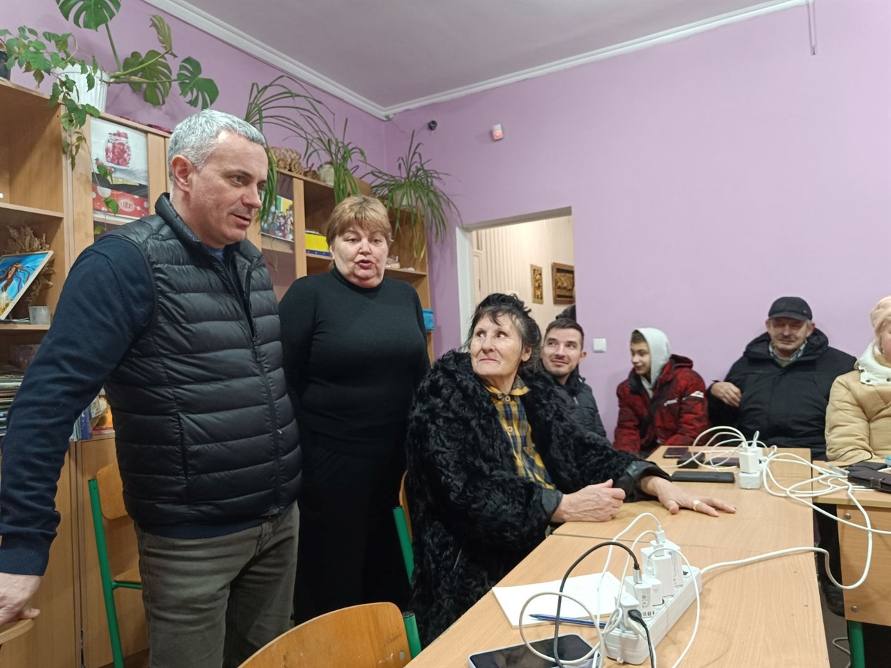 Сергій Мазур в пункті незламності