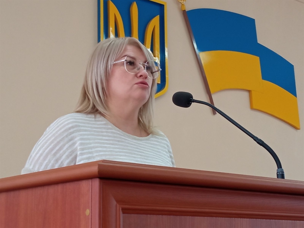 Начальниця фінансового управління Леся Паламарчук