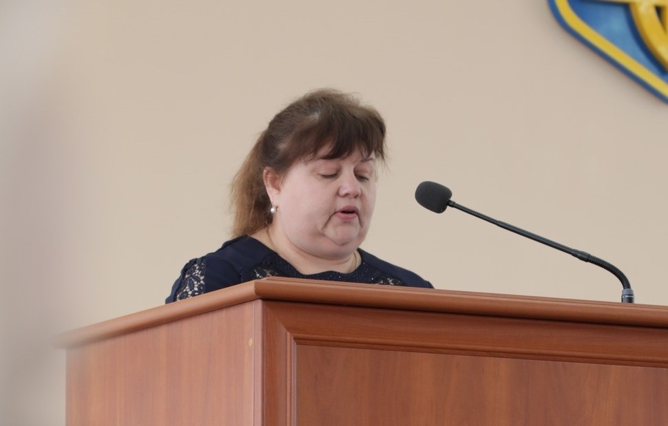 В.о. начальниці фінансового управління Ольга Гонорацька