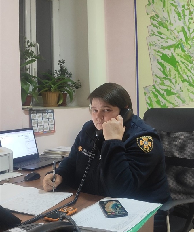 Тетяна Бикова на робочому місці