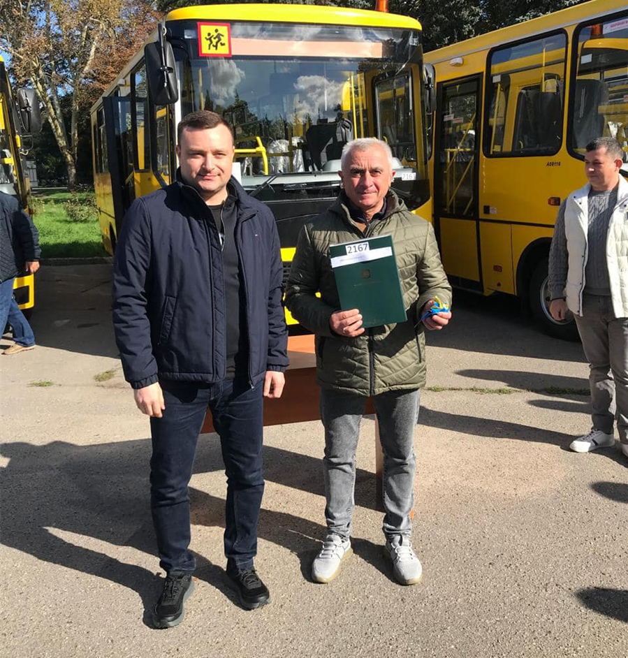 Директор Департаменту систем життєзабезпечення та енергоефективності Одеської ОВА Антон Шалигайло та заступник Балтського міського голови Валерій Желіховський